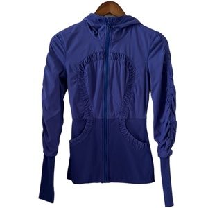 Lululemon Reversible Dance Studio Hooded Jacket Size 4